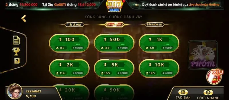 Phỏm Hitclub: Luật Chơi Tá Lả Và Mẹo Ăn Cây