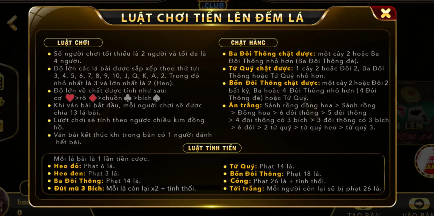 Tiến Lên Đếm Lá Hitclub: Luật Chơi Và Kinh Nghiệm Đánh Bài